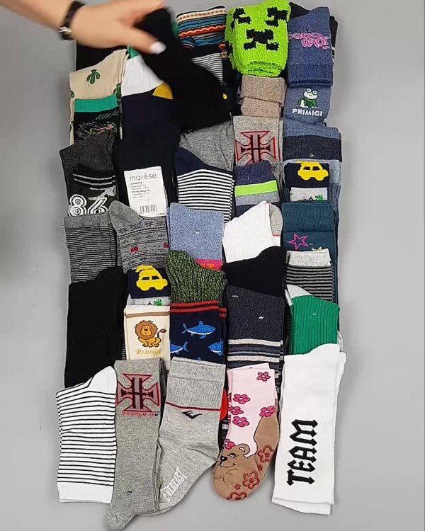 Фотография  370 - Носки дети СТОК зима#5 кг, ЛОТ №4870 оптом в Кемерово и Кемеровской области