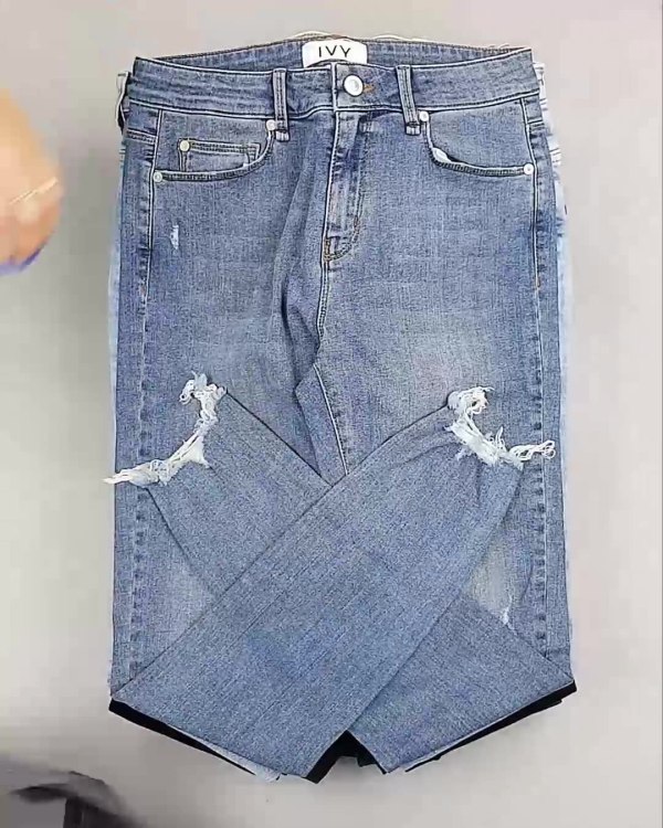 Фотография  687 - Джинсы женские Дания#10 кг, ЛОТ №6764 оптом в Кемерово и Кемеровской области