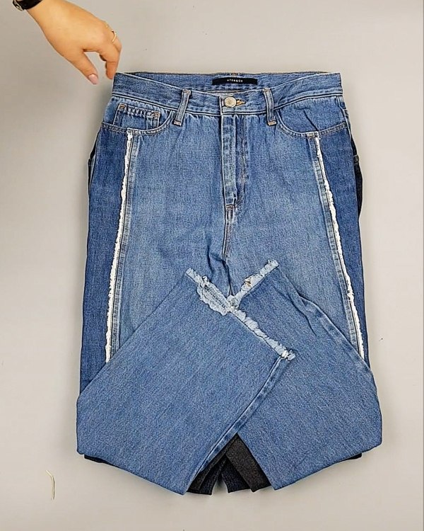 Фотография  604 - Cream Джинсы женские#25 кг оптом в Кемерово и Кемеровской области