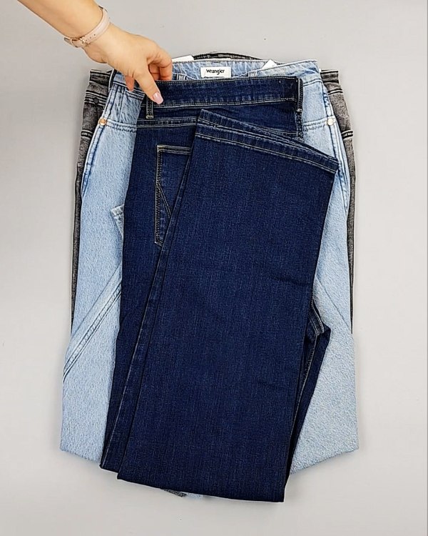 Фотография  309 - Джинсы WRANGLER м/ж#8,1 кг, ЛОТ №7011 оптом в Кемерово и Кемеровской области