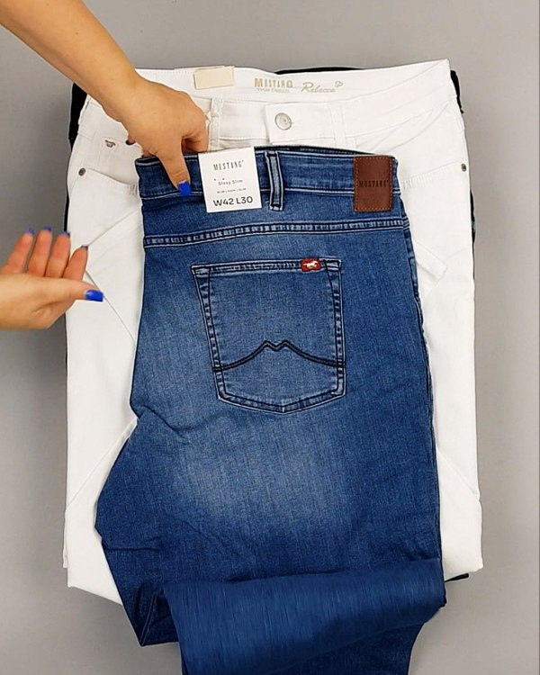 Фотография  797 - Джинсы MUSTANG м/ж#5 кг, ЛОТ №6961 оптом в Кемерово и Кемеровской области