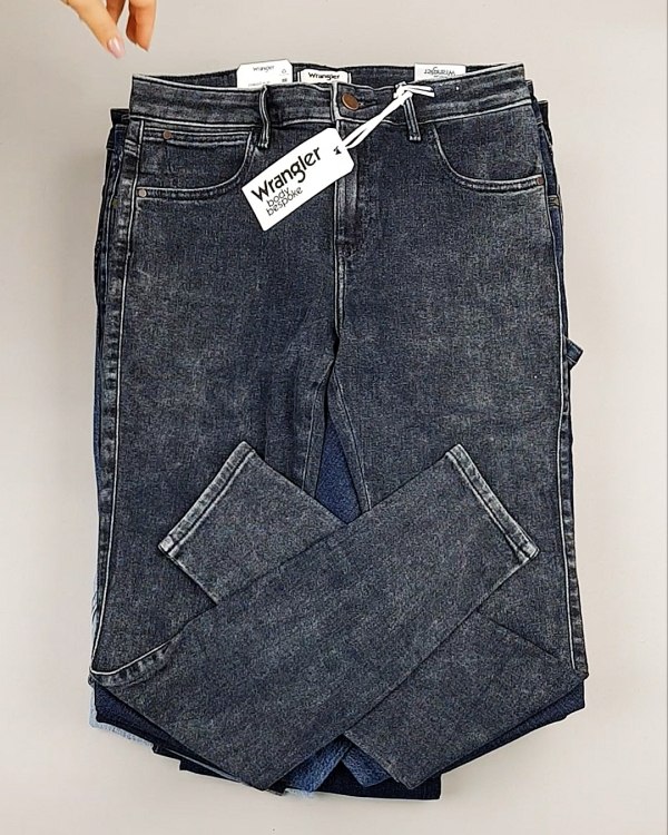 Фотография  318 - Джинсы WRANGLER м/ж#8,1 кг, ЛОТ №7011 оптом в Кемерово и Кемеровской области