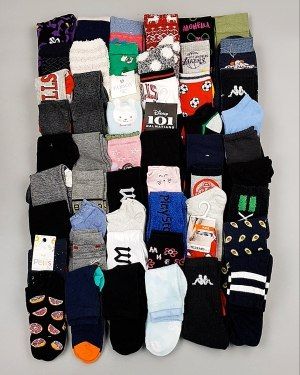 Купить Носки дети СТОК зима#5 кг, ЛОТ №6988 оптом в Кемерово и Кемеровской области