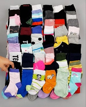 Фотография  399 - Носки дети СТОК лето#5 кг, ЛОТ №6993 оптом в Кемерово и Кемеровской области