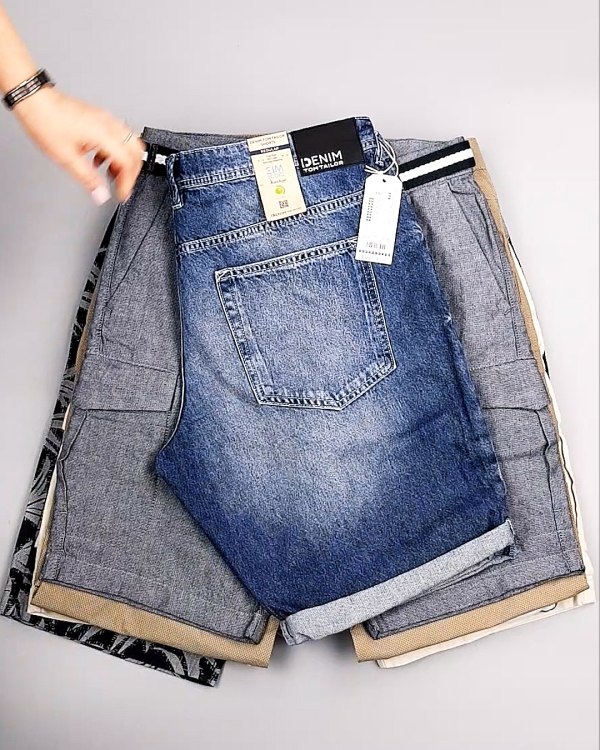 Фотография  666 - Шорты мужские TOM TAILOR 124#3,75 кг, ЛОТ №7601 оптом в Кемерово и Кемеровской области