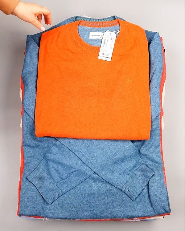 Фотография  329 - Джемпера легкие мужские TOM TAILOR 124#8,35 кг, ЛОТ №7605 оптом в Кемерово и Кемеровской области