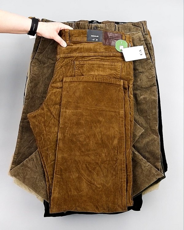 Фотография  660 - Брюки вельветовые м/ж C&A 025#10 кг, ЛОТ №8031 оптом в Кемерово и Кемеровской области