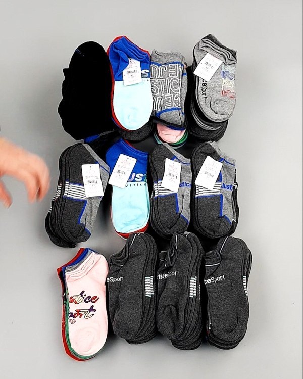 Фотография  529 - Носки дети лето CAN 084#5 кг, ЛОТ №8001 оптом в Кемерово и Кемеровской области