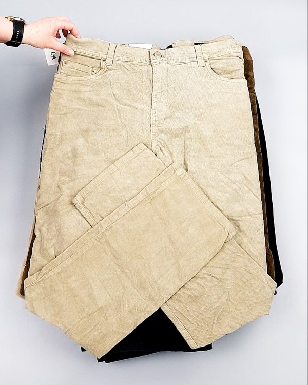 Фотография  539 - Брюки вельветовые м/ж C&A 025#10 кг, ЛОТ №8031 оптом в Кемерово и Кемеровской области