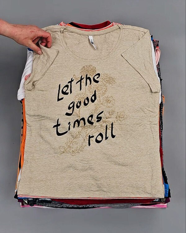 Фотография  756 - Футболки м/ж Cr+Ex#8 кг, ЛОТ № ВК0100 оптом в Кемерово и Кемеровской области