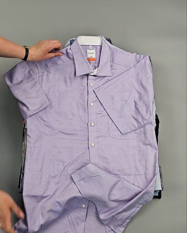 Фотография  598 - Рубашки к/р#25 кг, ЛОТ № ВК0095 оптом в Кемерово и Кемеровской области